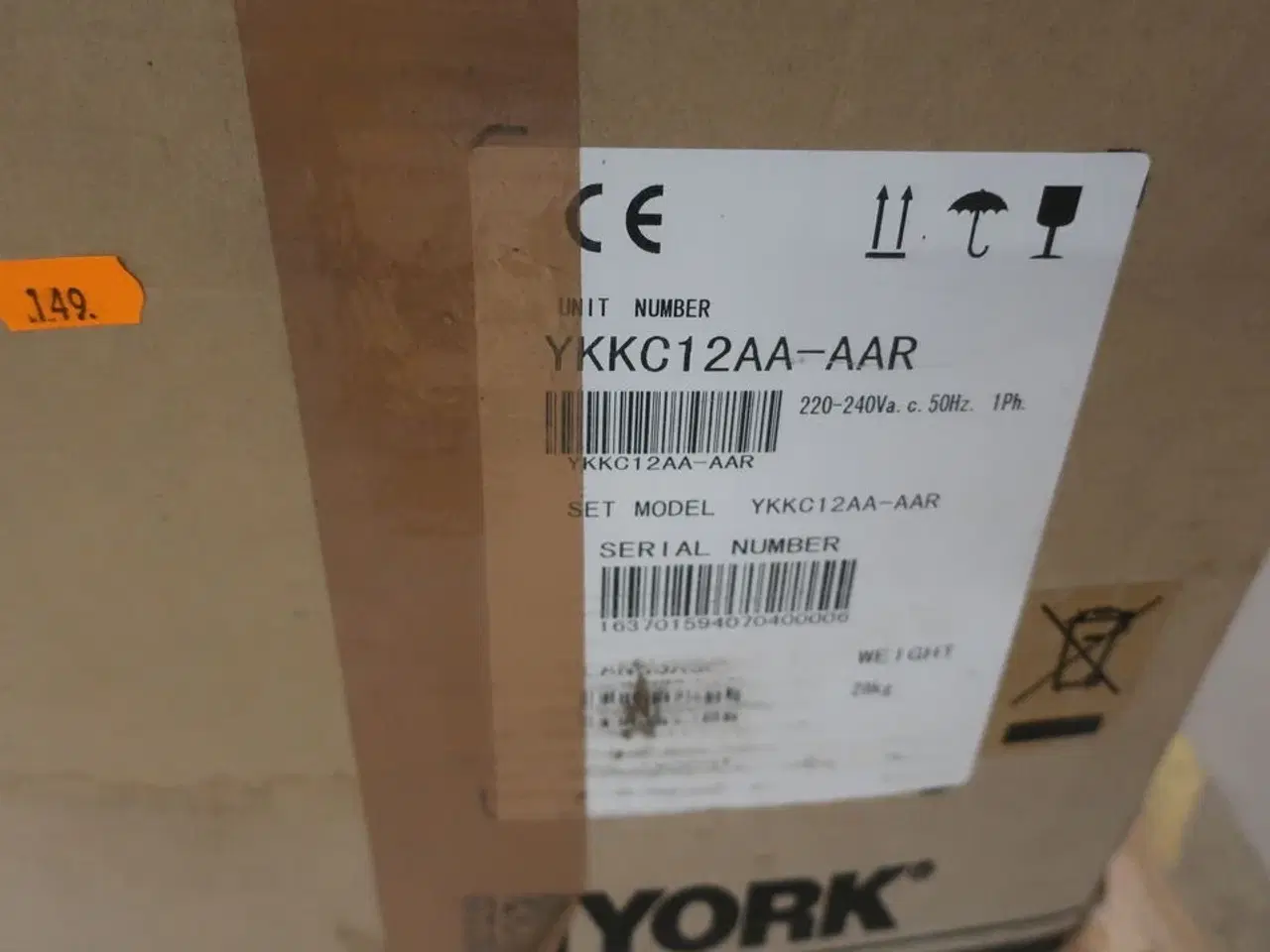 Billede 4 - Airconditionanlæg YORK (ubrugt)