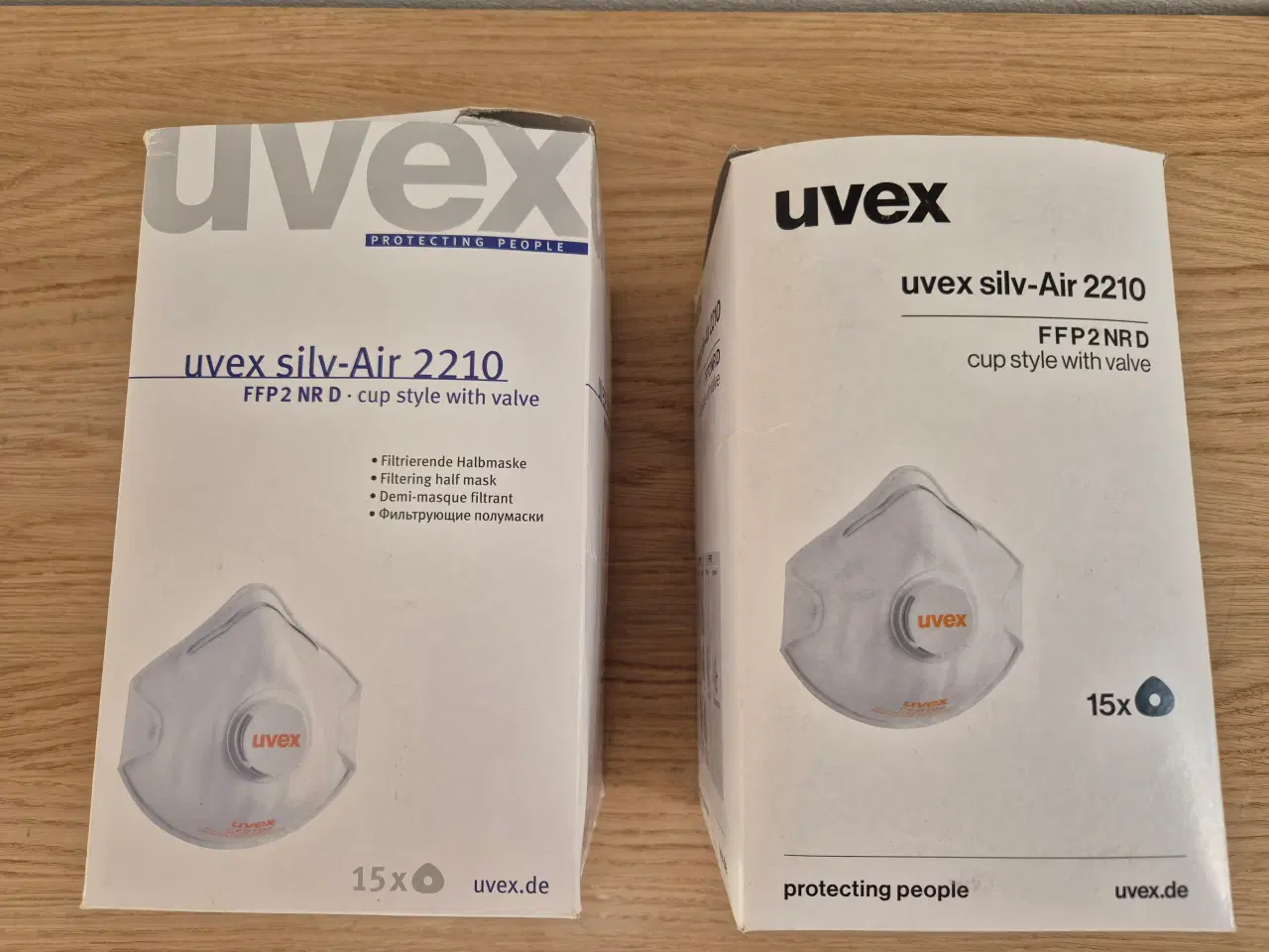 Billede 1 - Åndedrætsværn,NYE..2 pk a 14 stk..UvexSilv-Air 221