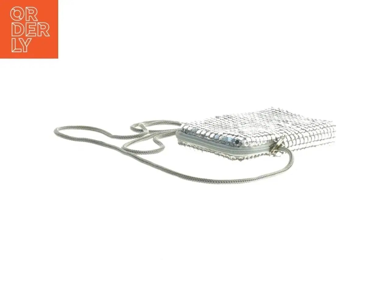 Billede 3 - Sølvfarvet paillet taske (str. 13 x 8 cm)