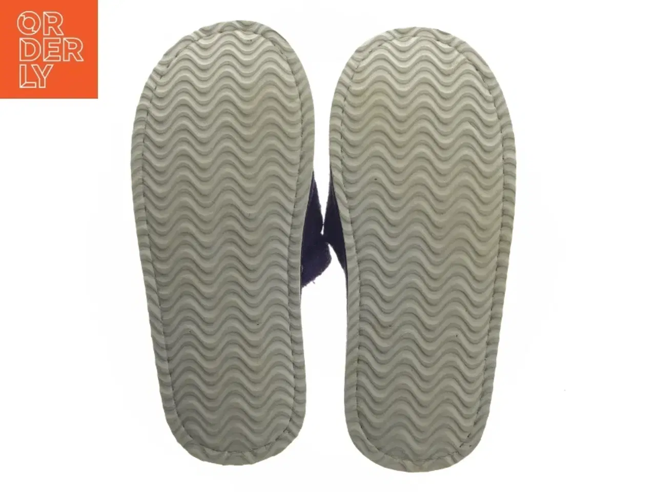 Billede 3 - Lilla hjemmesko med gummisål (str. længde 26,5 cm)