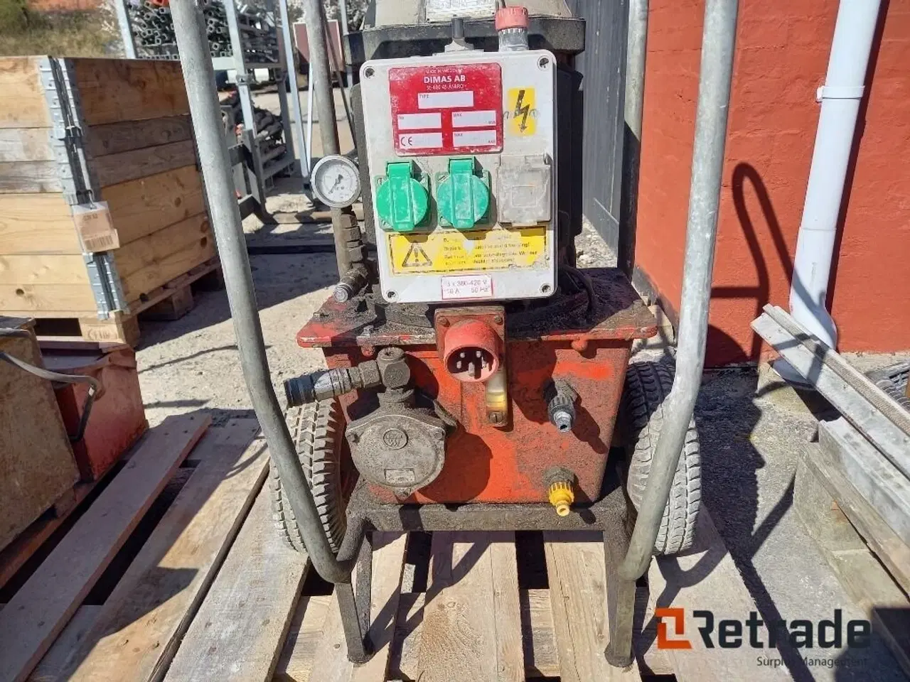 Billede 4 - - - - Dimas PP325E hydraulisk betonsav