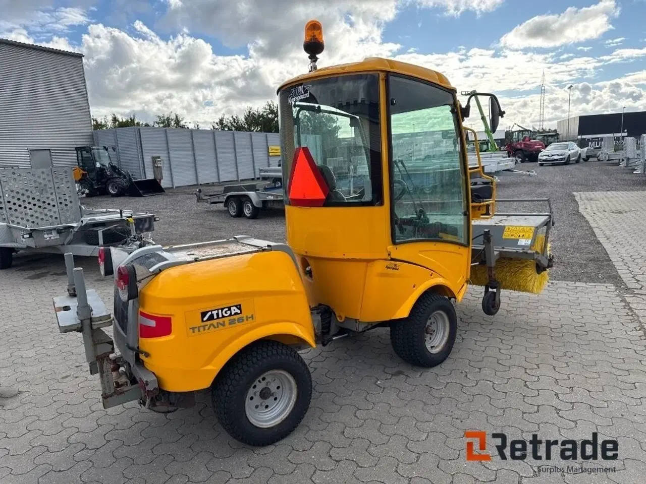 Billede 3 - Stiga Titan 26H Med STIGA TA801 Kost