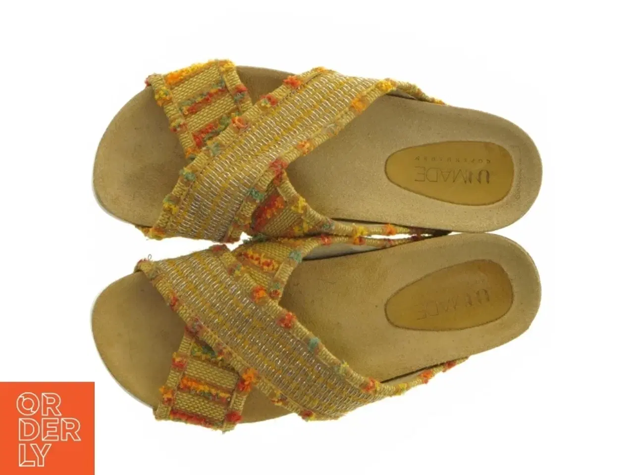 Billede 4 - Farverige stof sandaler fra Unmade (str. 37)