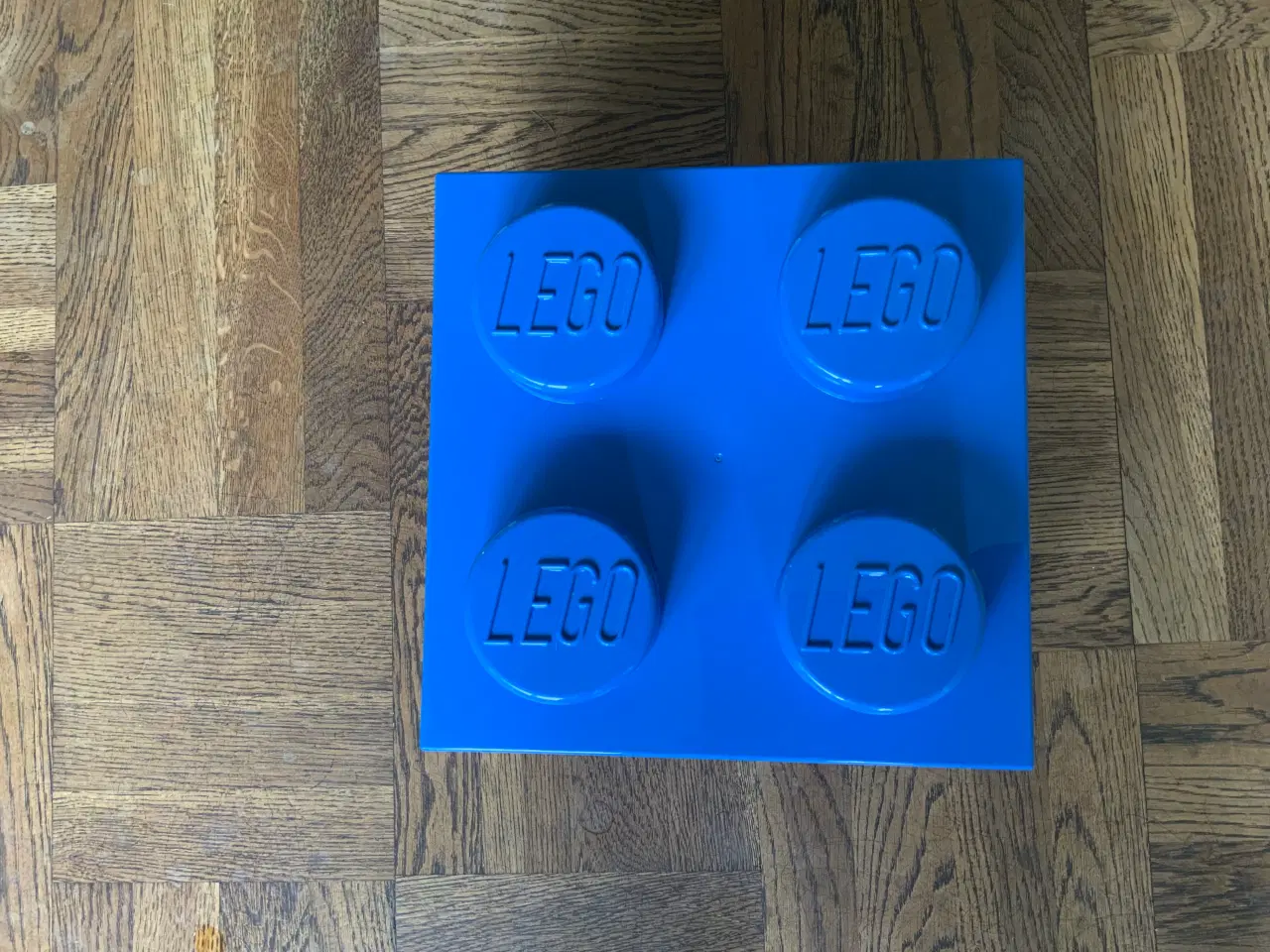Billede 1 - LEGO OPBEVARINGSKASSE 4 KNOPS 25 CM BLÅ