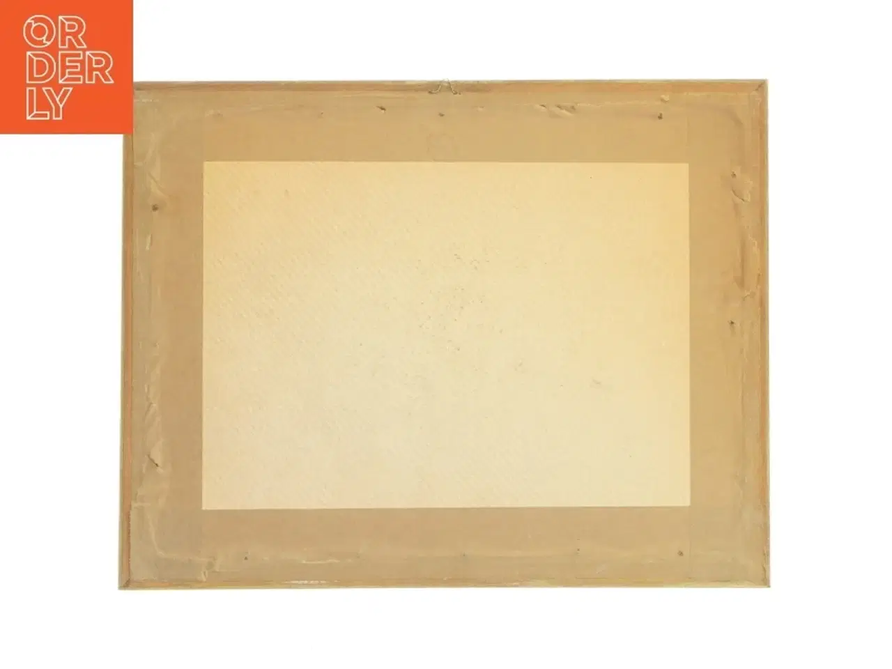 Billede 2 - Vintage billede med guldramme (str. 27,5x21,5 cm)