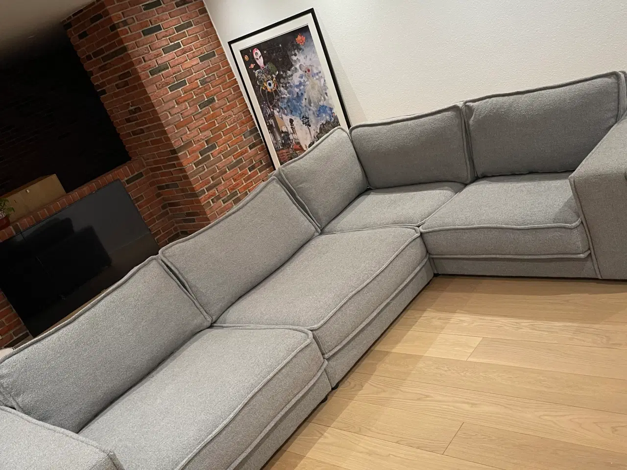 Billede 1 - Bolia Noora sofa, Monza, Bouclé light grey