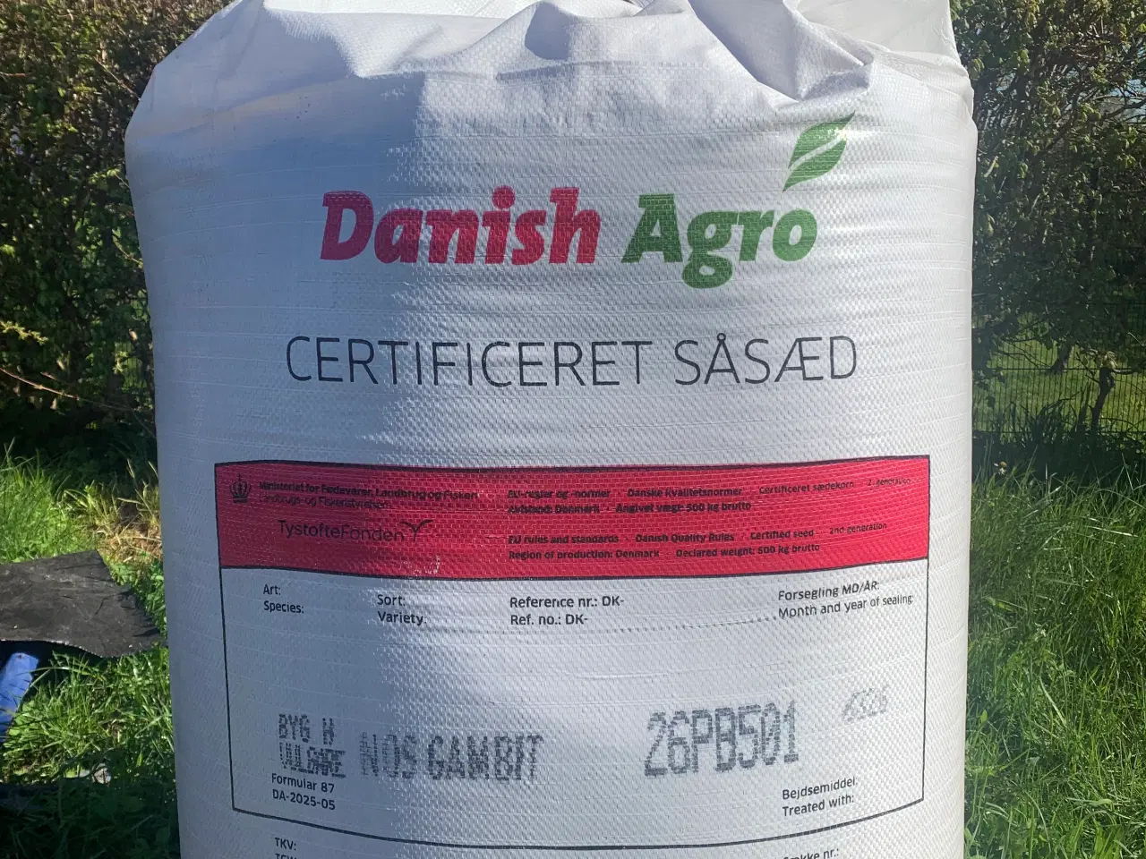 Billede 1 - Såsæd Vårbyg NOS Gambit C2 bejdset BB