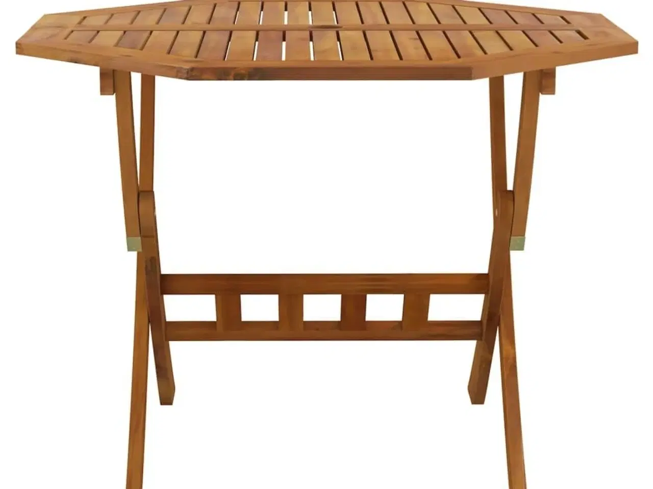 Billede 3 - Foldbart havebord 90x75 cm massivt akacietræ