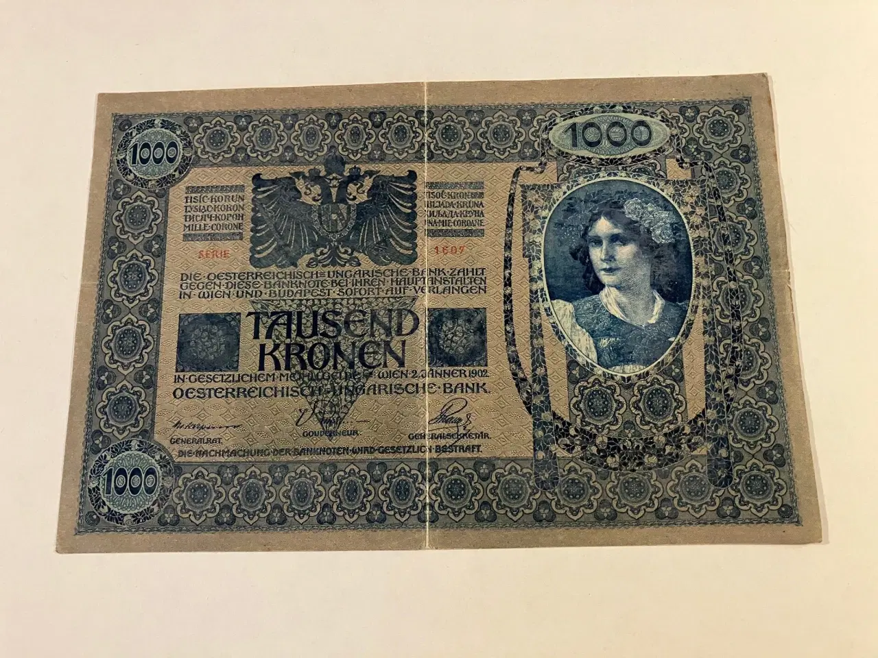 Billede 2 - 1000 Kronen Østrig-Ungarn