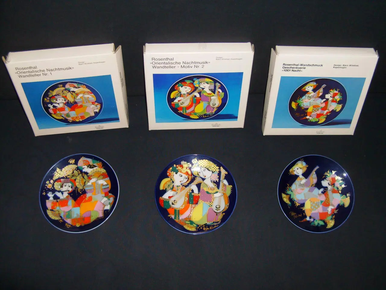 Billede 4 - Bjørn Wiinblad platter 1976