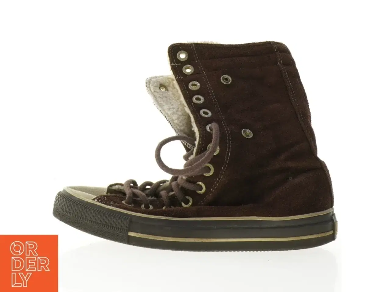 Billede 1 - Converse Allstar High-Top Nubuck LæderSneakers med lunt for (str. 37 / 4,5)