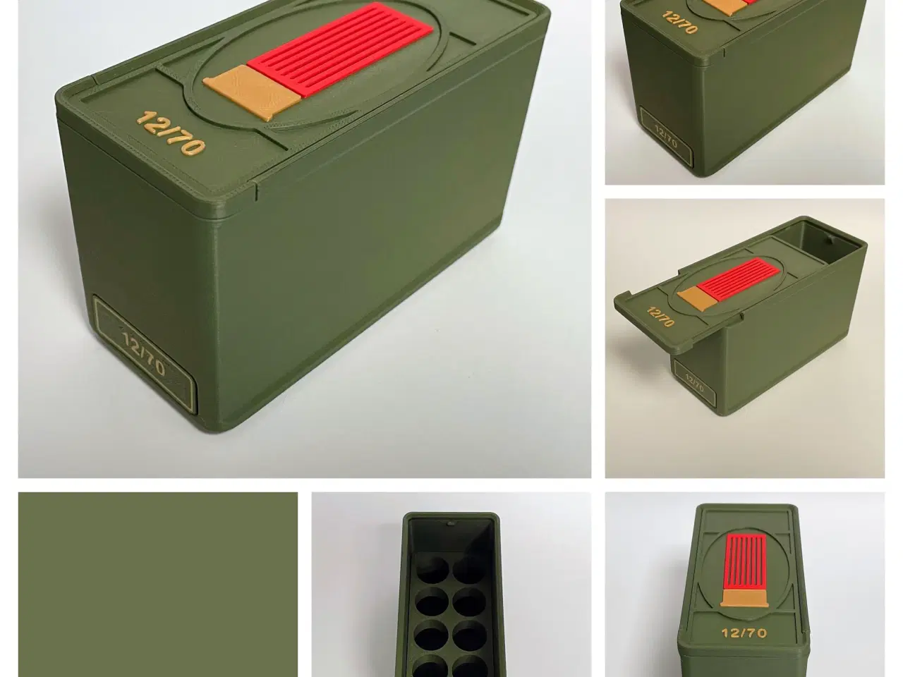 Billede 1 - Ammo-opbevaringsboks – 12/70 (10 patroner)