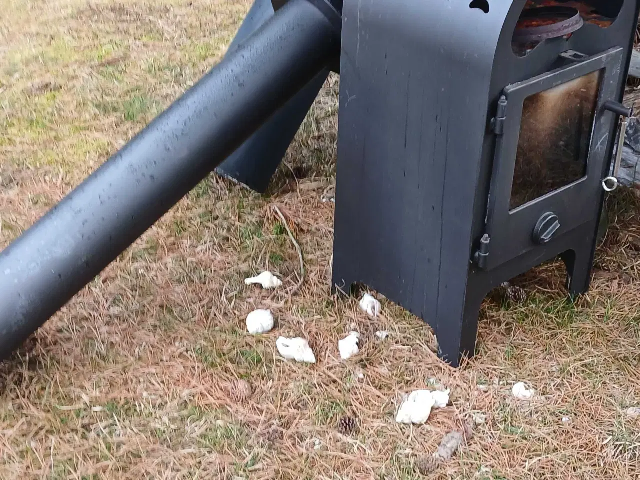 Billede 2 - Brændeovn og skorsten bortgives