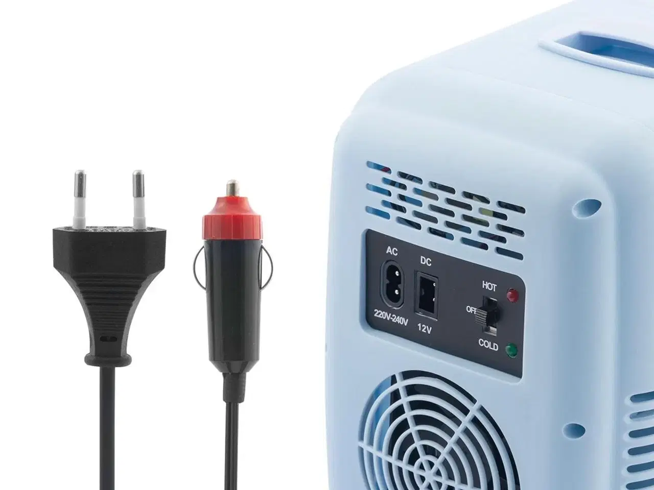 Billede 3 - Mini Cosmetics Køleskab Frecos - 4 L, blå