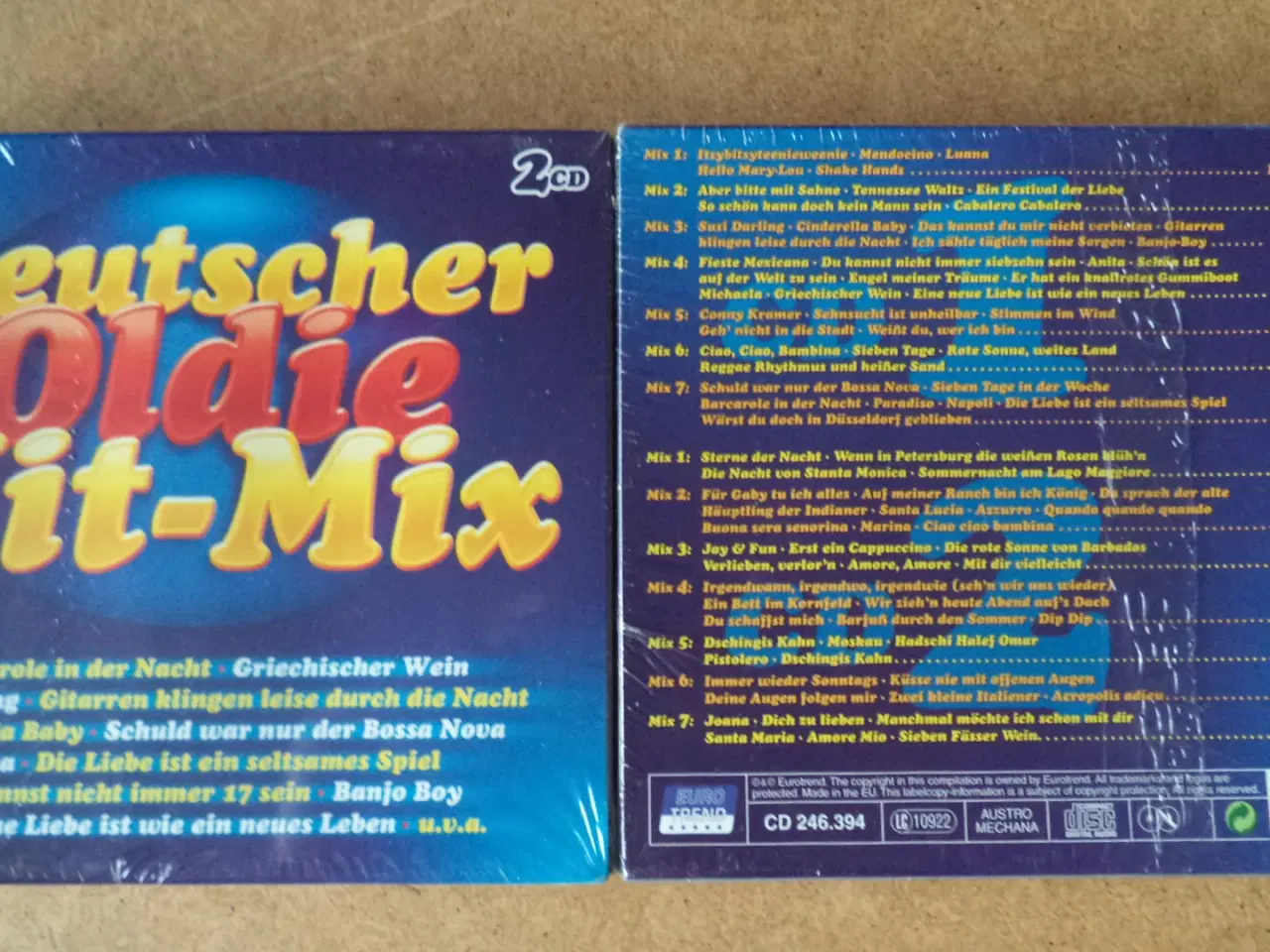 Billede 1 - Opsamling ** Deutscher Oldie Hit-Mix (2-CD-set)