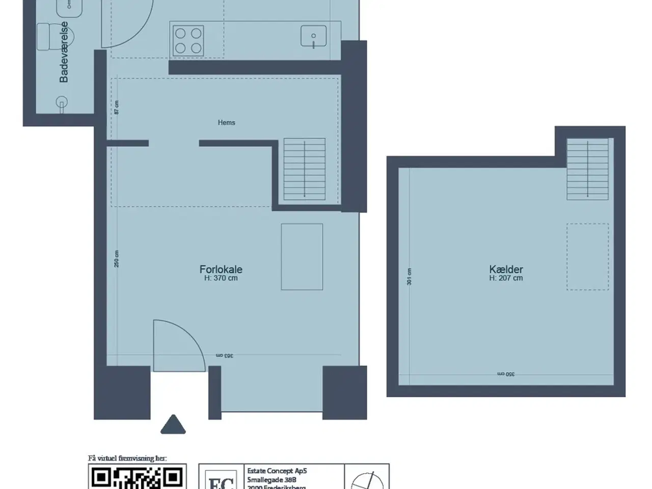 Billede 11 - SÆLGES: Erhvervsandel med hjørneplacering og rummeligt bad – Amager