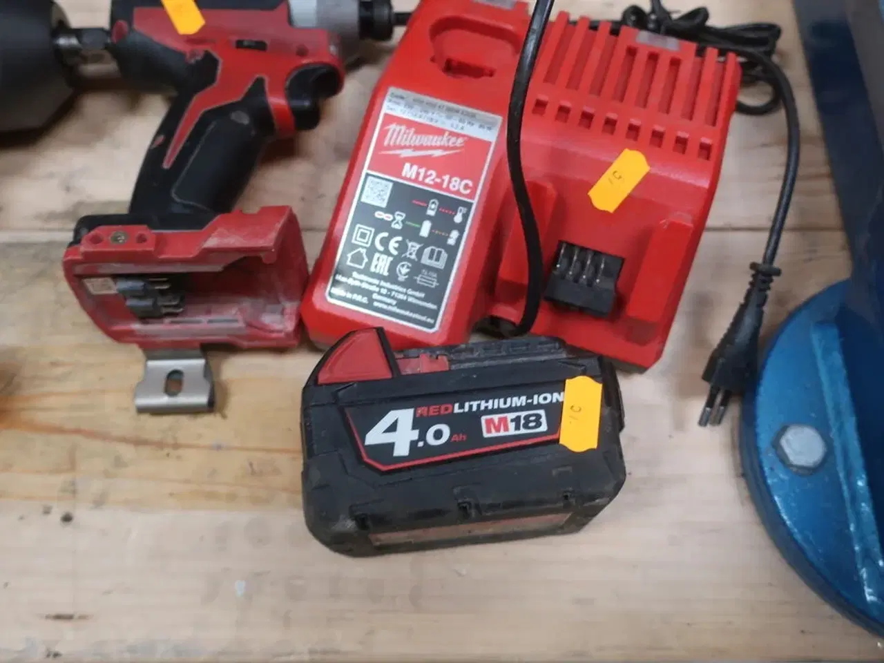 Billede 6 - 3 stk. akku håndværktøj MILWAUKEE