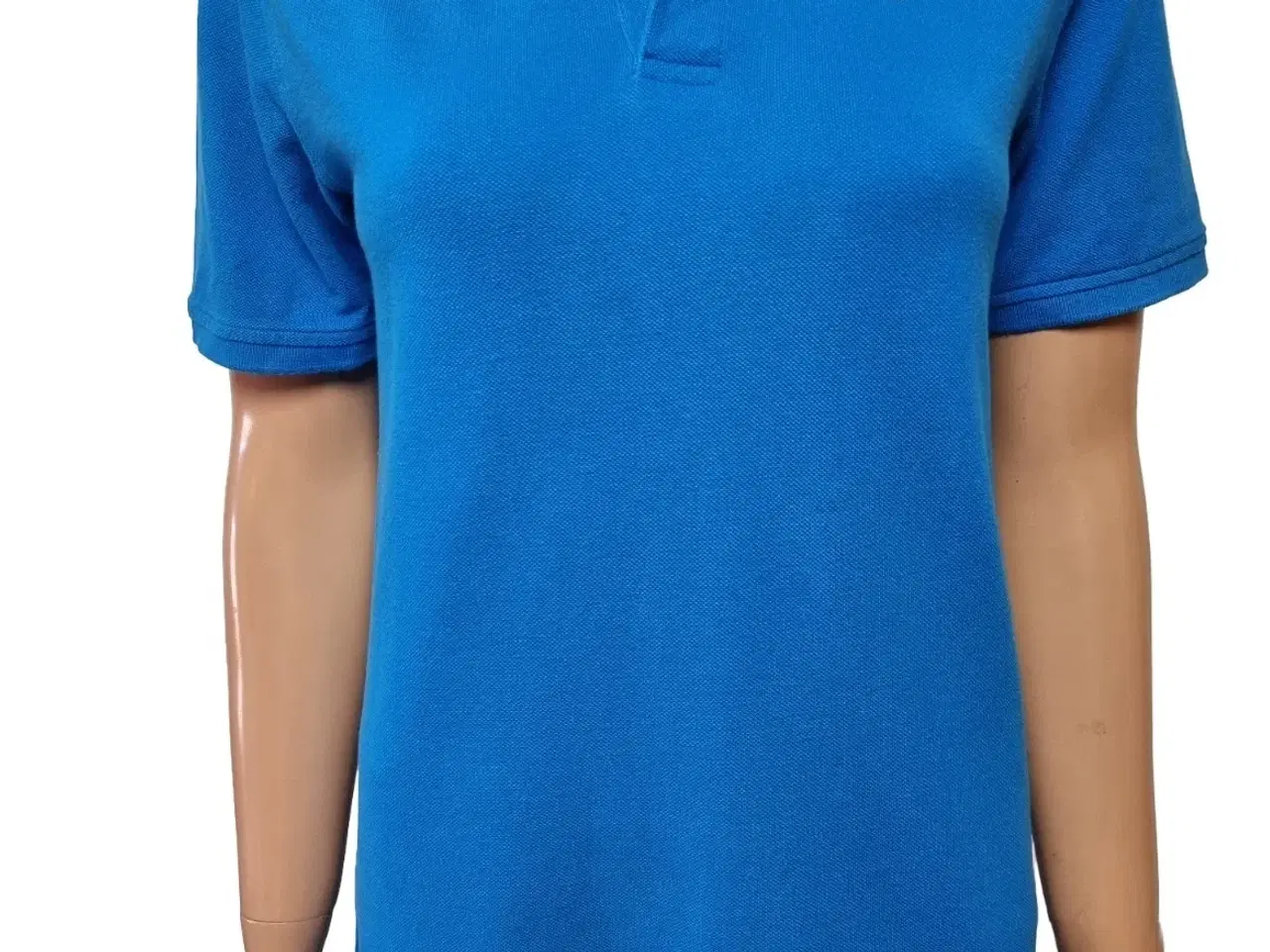 Billede 1 - T-shirt-Polo. Fra Tommy Hillfinger-Blå/str:Medium