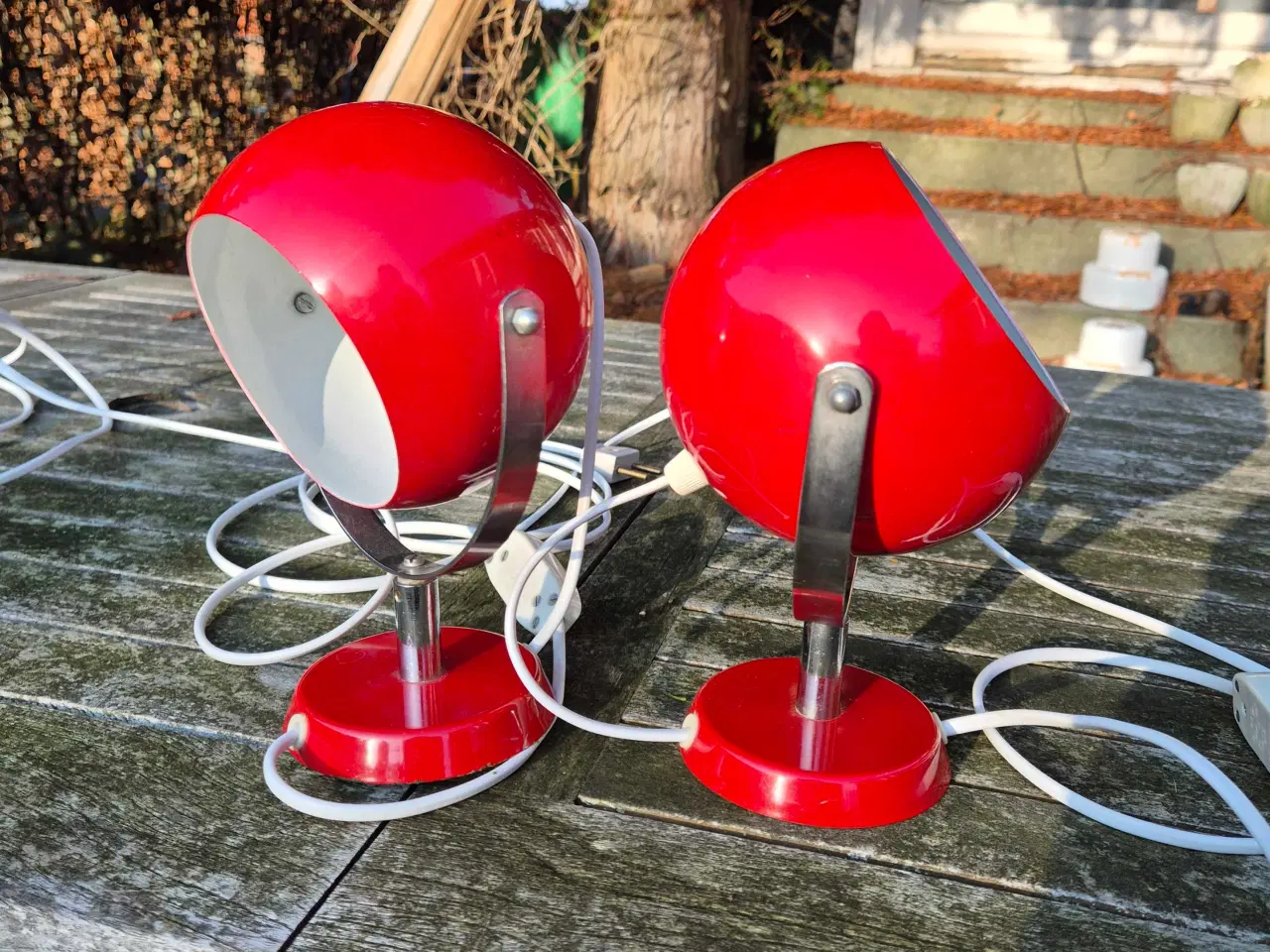 Billede 10 - Herlige røde væglamper med beslag