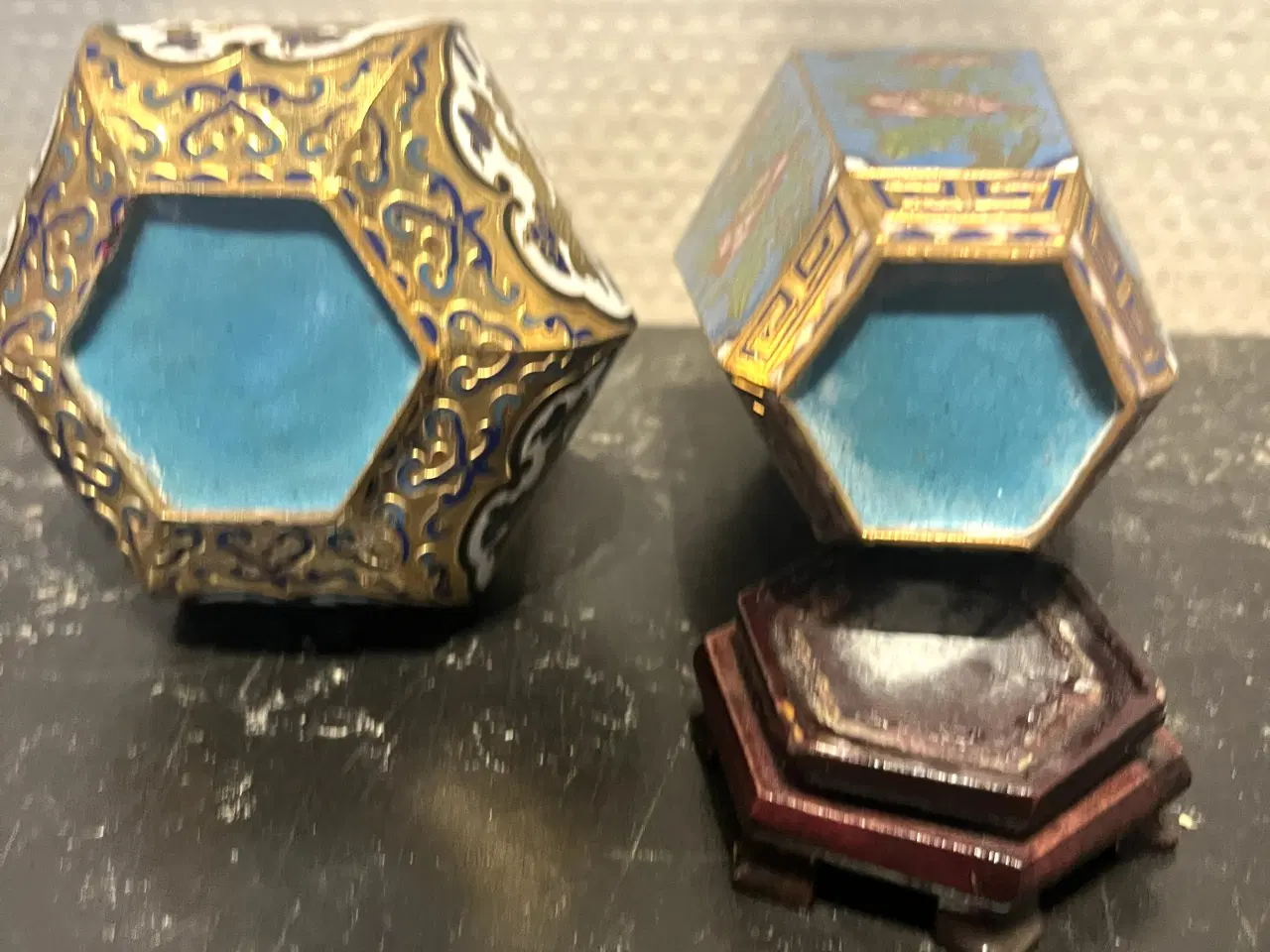 Billede 4 - Kina -Sjælden miniature Cloisonne` fra ca. 1950