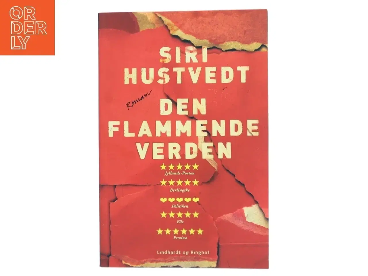 Billede 1 - Den flammende verden : roman af Siri Hustvedt (Bog)