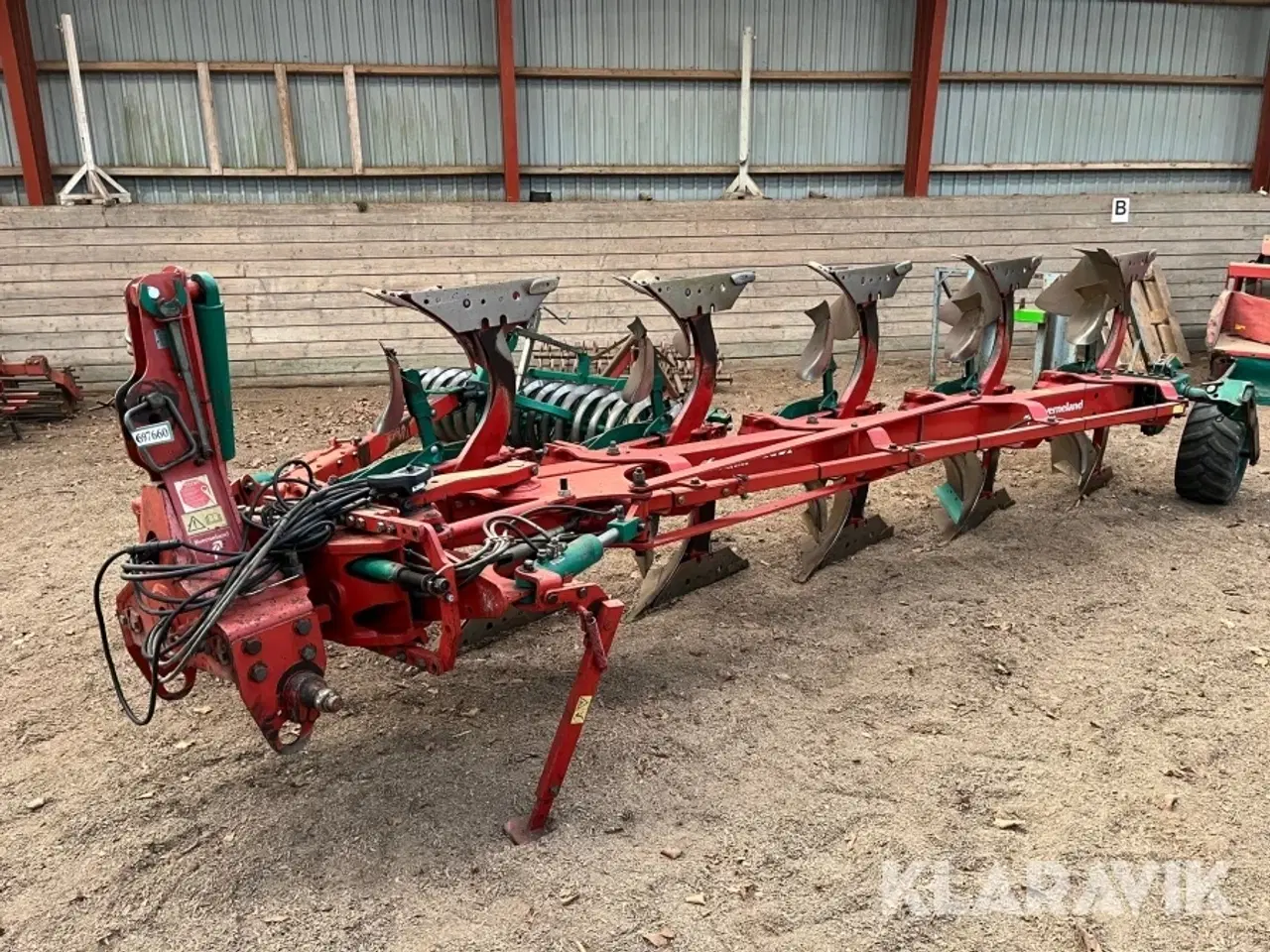 Billede 1 - Vendeplov Kverneland EG 100 5 furet med jordpakker