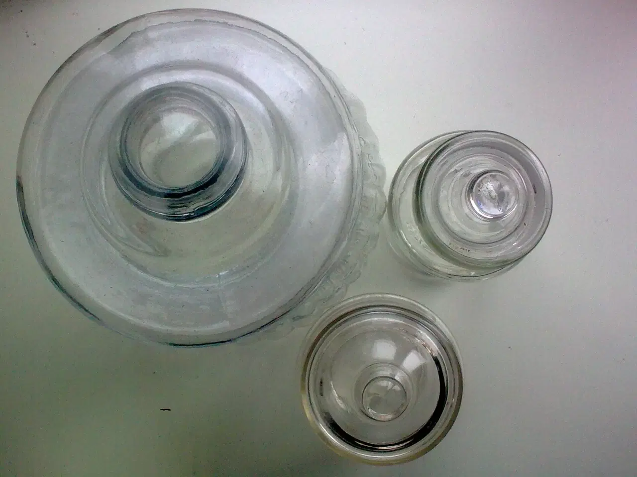 Billede 2 - Apotek krukke + bolsje glas m låg SJOV x 3 SAMLET