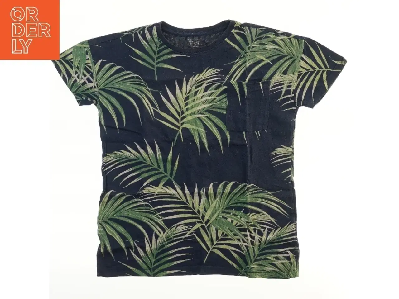 Billede 1 - T-shirt med palmemønster fra VRS (str. 158)