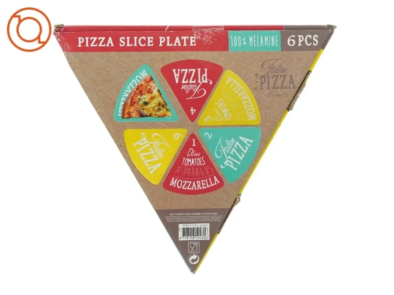 Billede 2 - nye Pizza slice plate (str. 23 x 22cm)