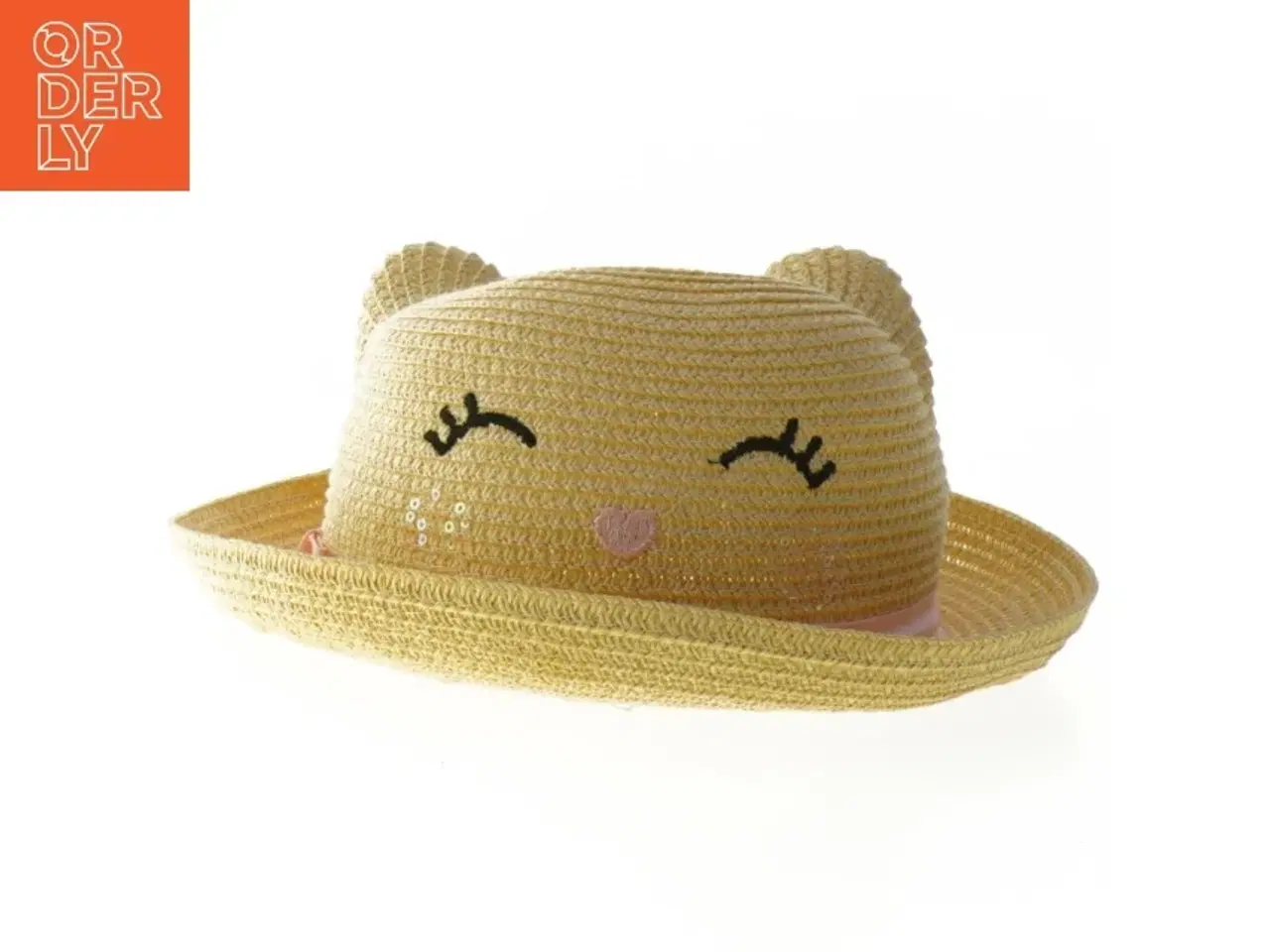 Billede 1 - Børnehat med kattemotiv fra H&M (str. Ø 19 cm)