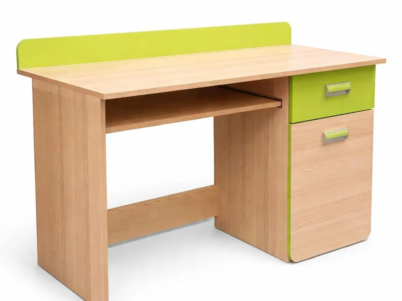 Billede 12 - Børneværelses møbelsæt skab og reoler træ lys træf