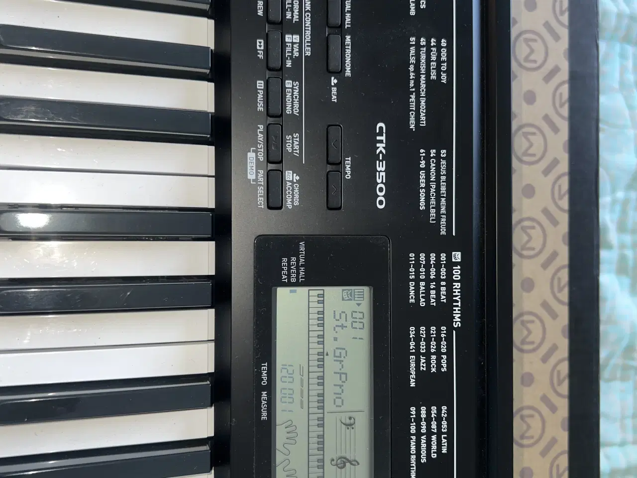 Billede 3 - Nyt Casio CTK-3500 keyboard