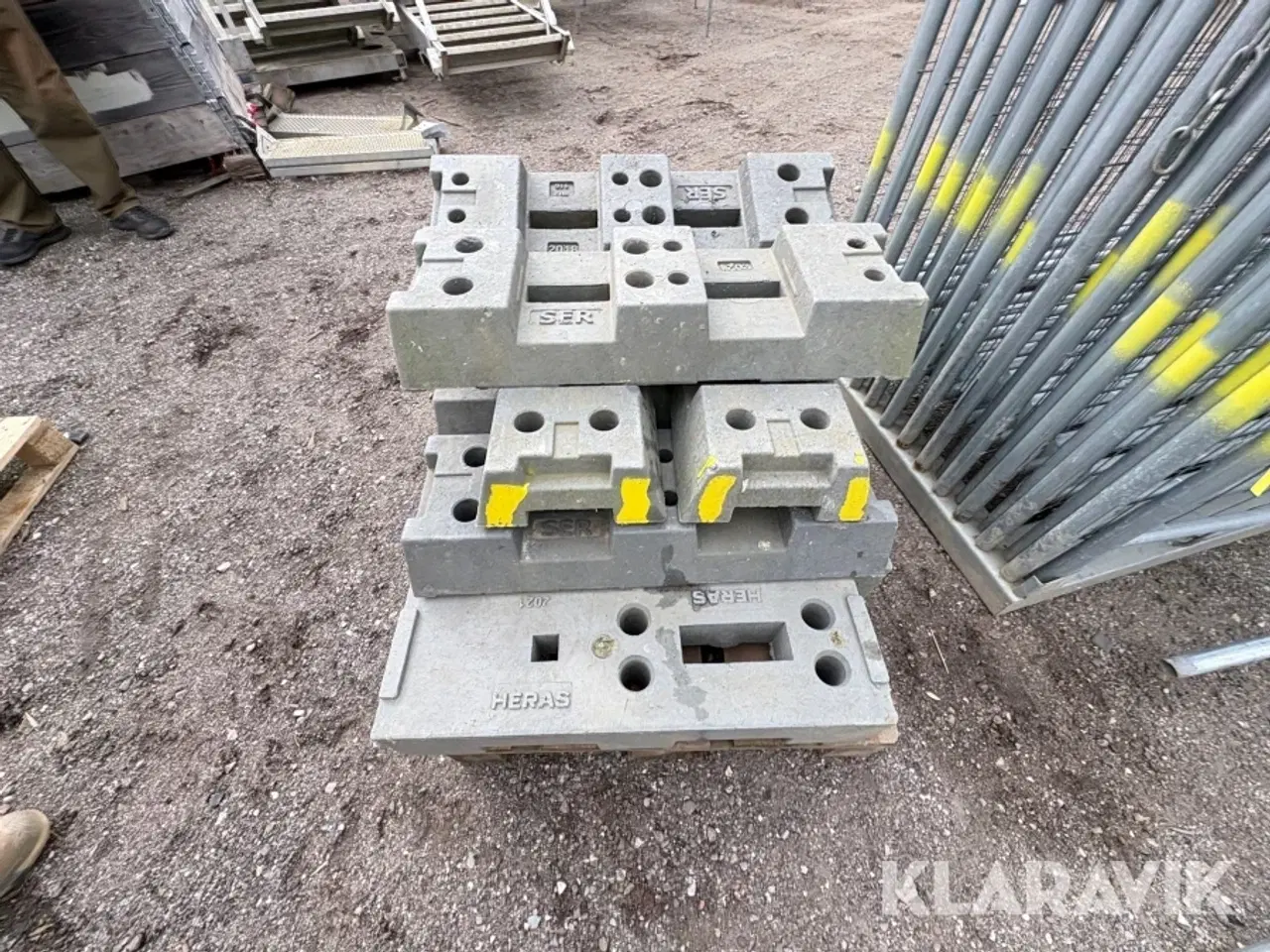 Billede 9 - Byggepladshegn og fødder 25 fag og 50 fødder