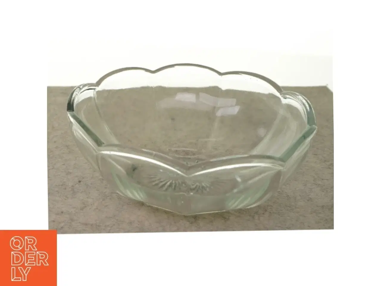 Billede 1 - Glas skål (str. 20 x 7 cm)