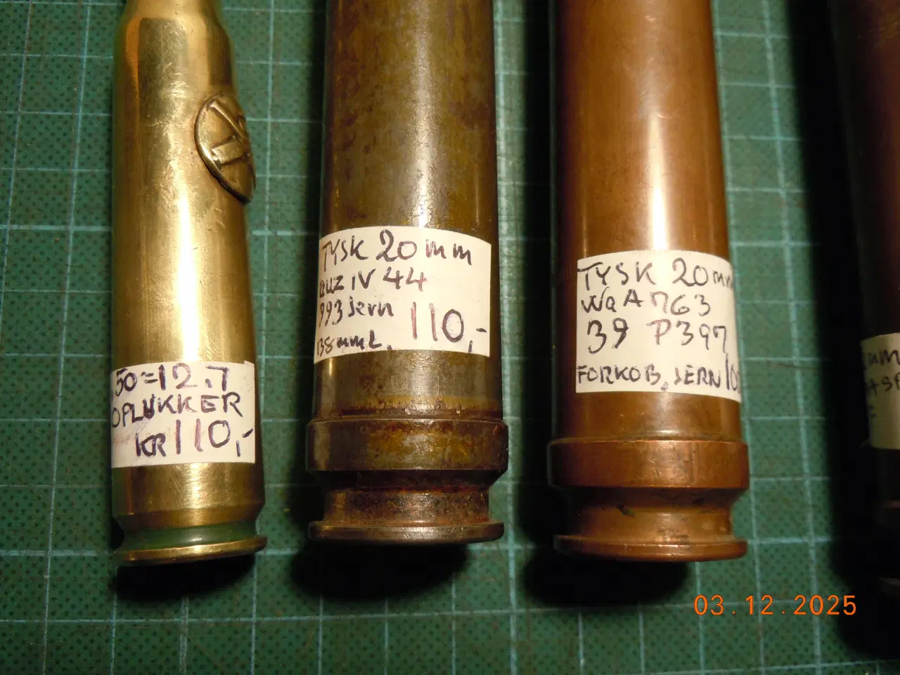 Billede 10 - Granathylstre 20-40mm 2. V.K. M.v.