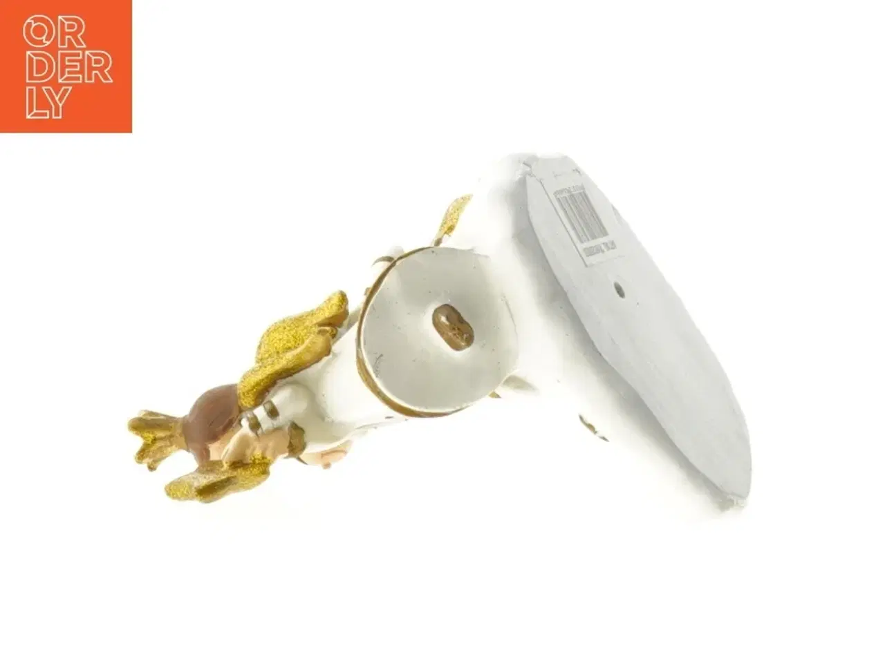 Billede 3 - Dekorativ figur med to engle og stjerne (str. 11x8x13,5 cm)