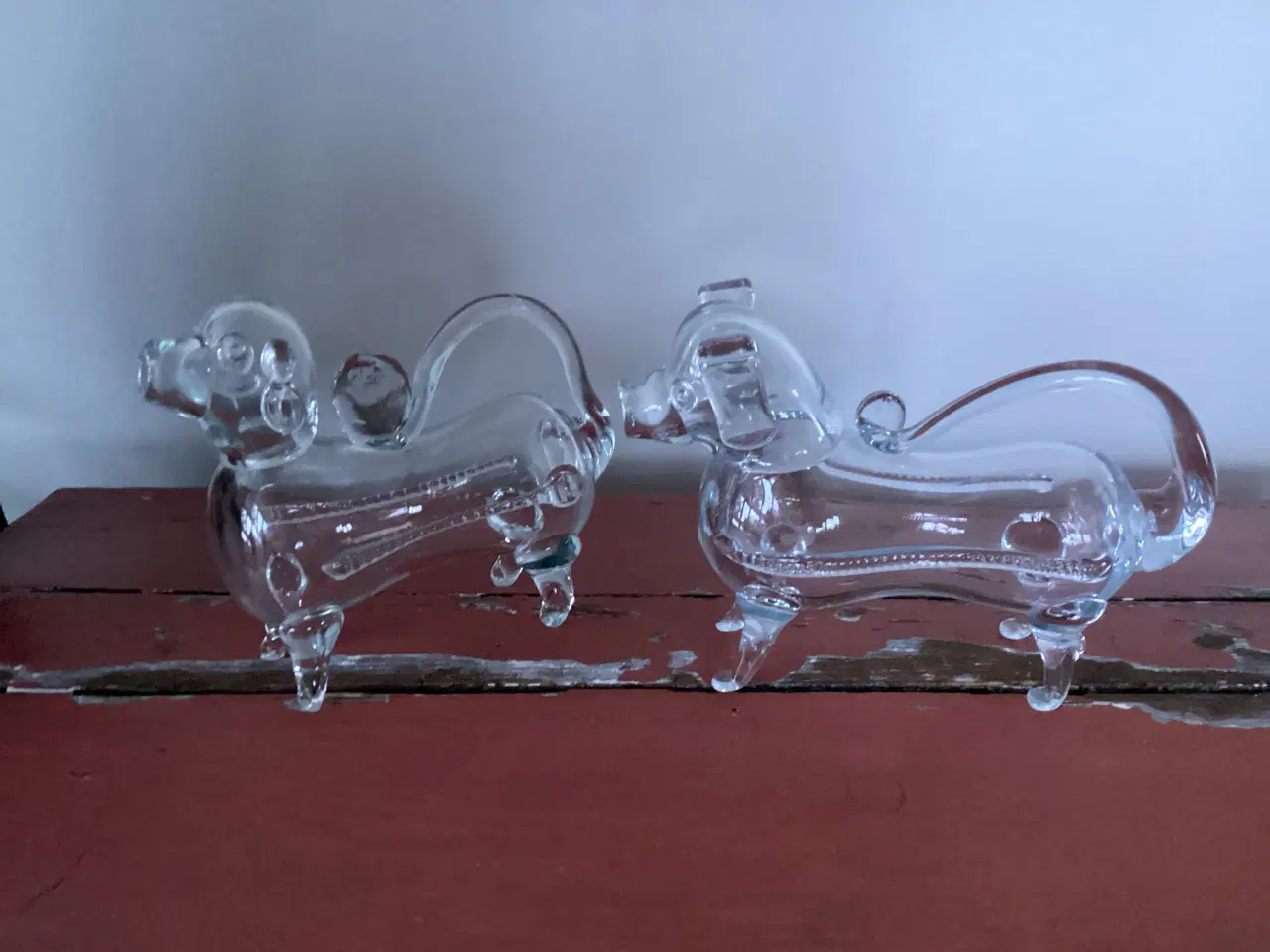 Billede 1 - Snapse hunde- karafler, glas hunde