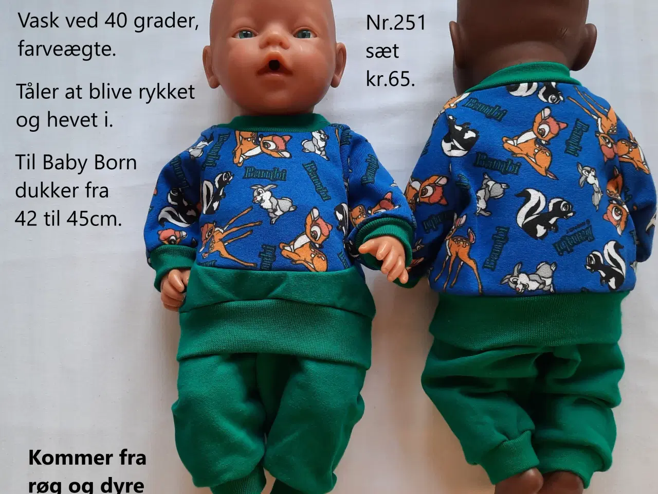 Billede 17 - Babyborn jeans sæt og sko.