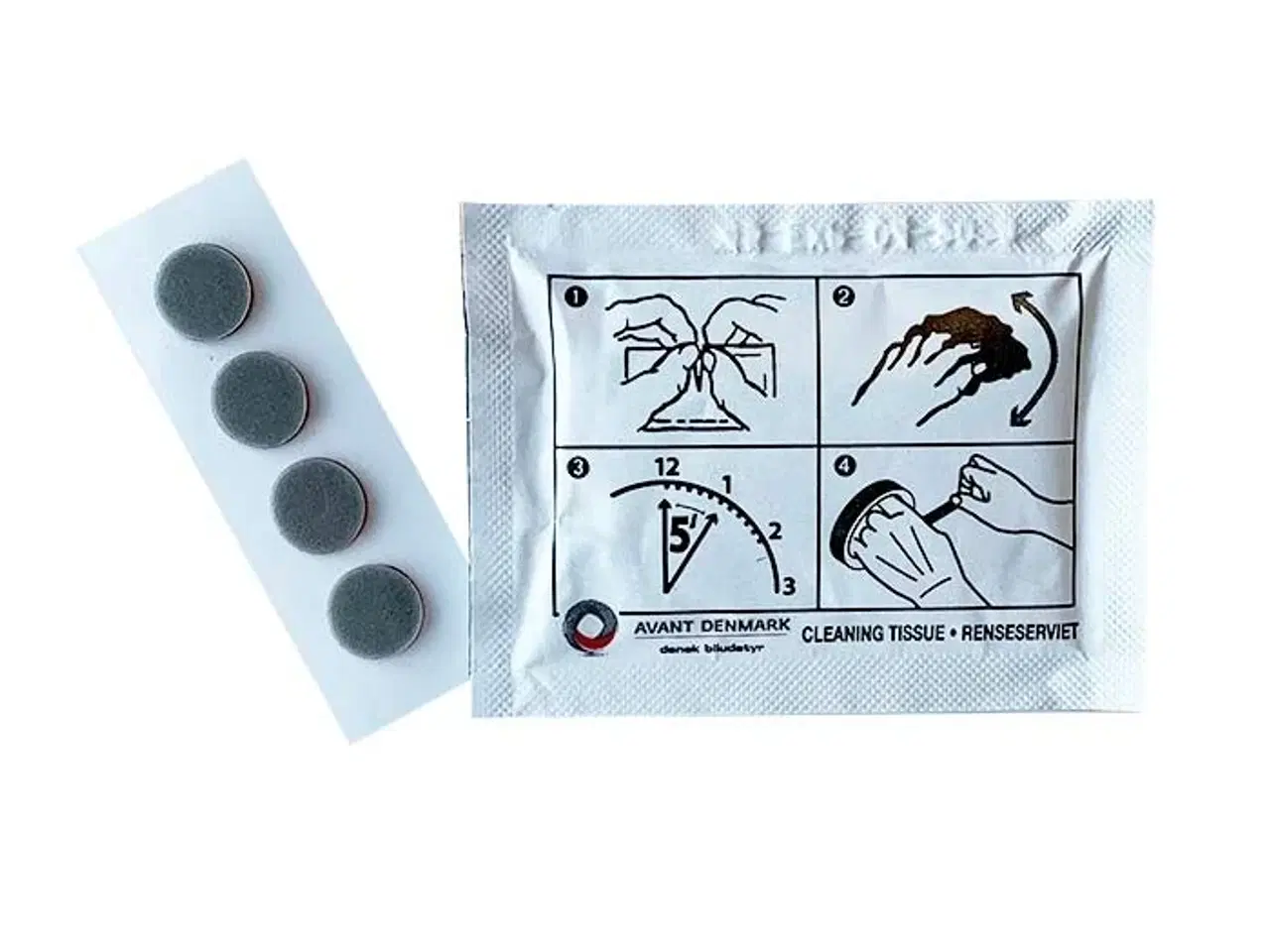 Billede 1 - Klæbepude Parkone 1 og 2 (sølv) FS05+FS26