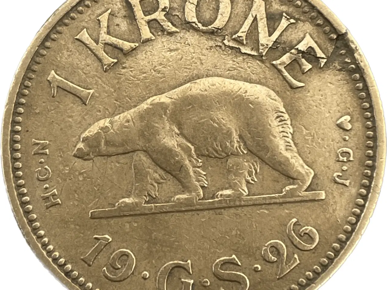 Billede 1 - 1 kr 1926 Grønland
