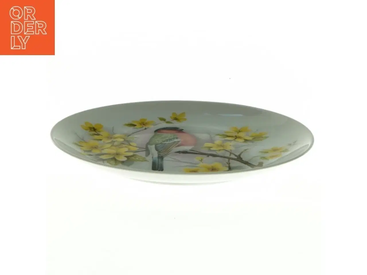 Billede 4 - Dekorativ porcelænstallerken med fuglemotiv fra Kaiser (str. Diameter 20 cm)