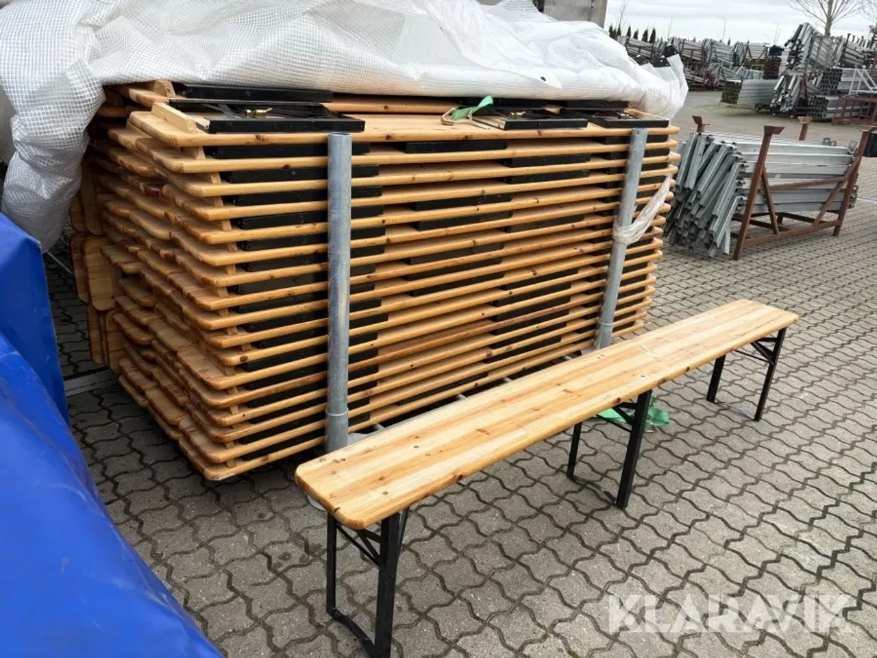 Billede 2 - Klapsammen Bænke 67styk
