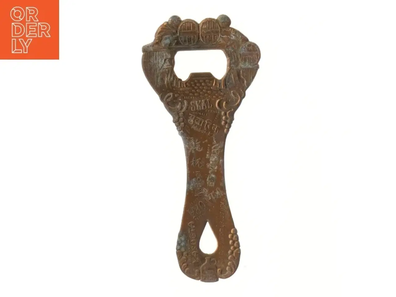 Billede 1 - Øloplukker i kobber (str. 22 cm)