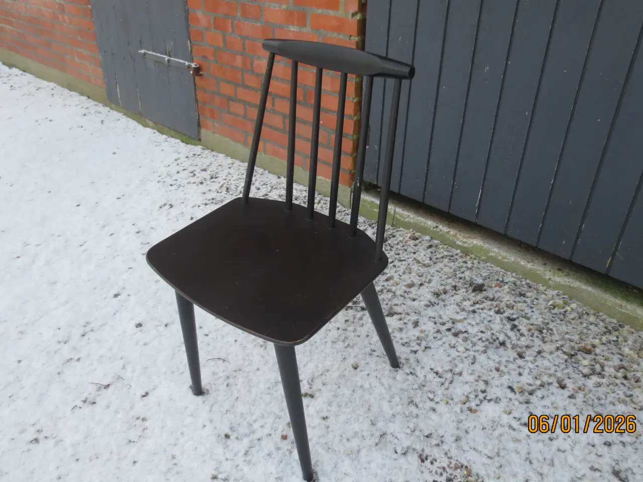 Billede 1 - 1 stk FDB Pindstol Nr 69 Sort