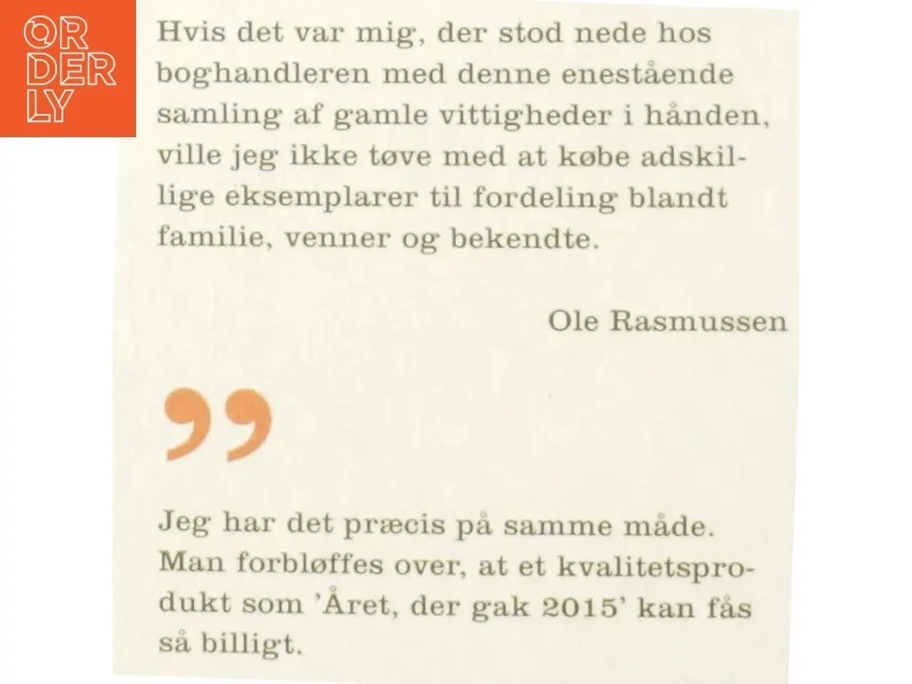 Billede 5 - Året der gak - At tænke sig. 2015 (Bog)