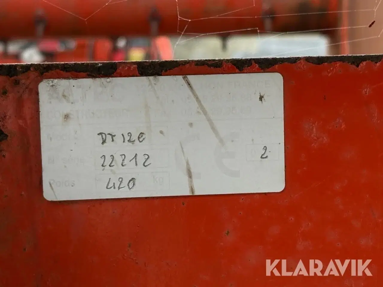 Billede 5 - Udlægger/strømaskine Altec Dt120