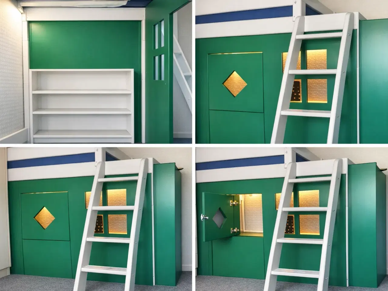 Billede 1 - Højseng med hule under