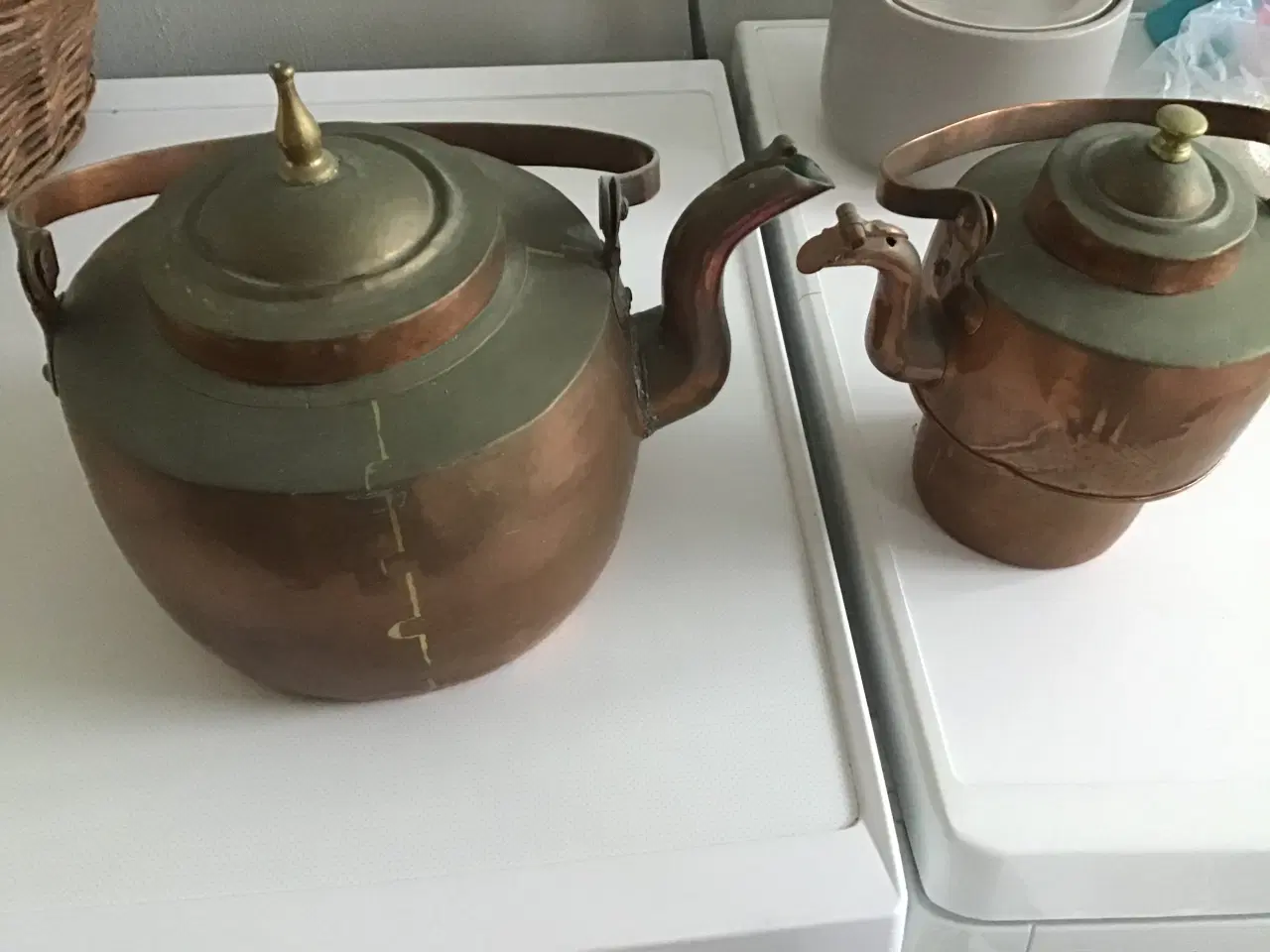 Billede 2 - 2stk kobberkedler sælges samlet