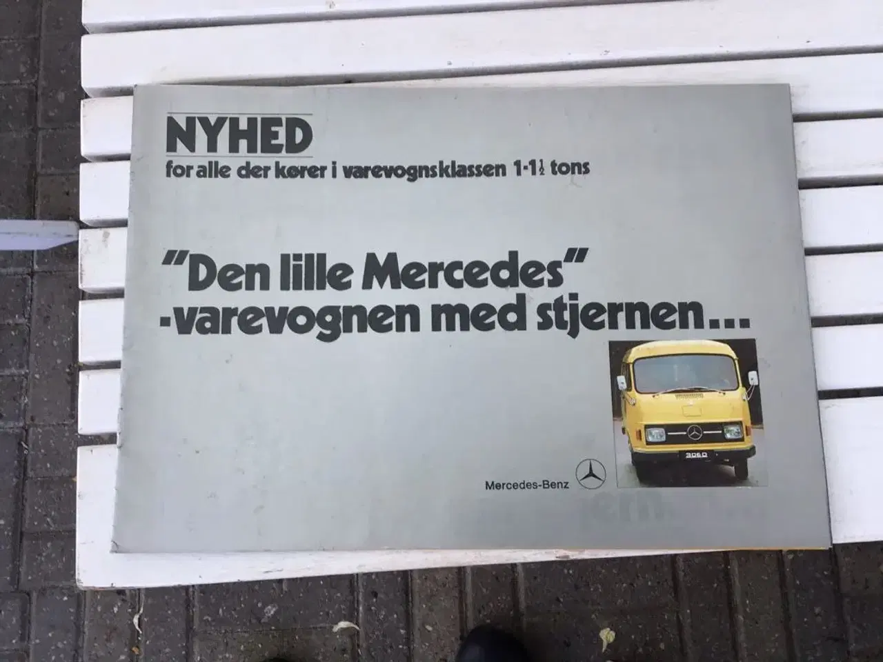 Billede 1 - Mercedes varevogn brochure gammel
