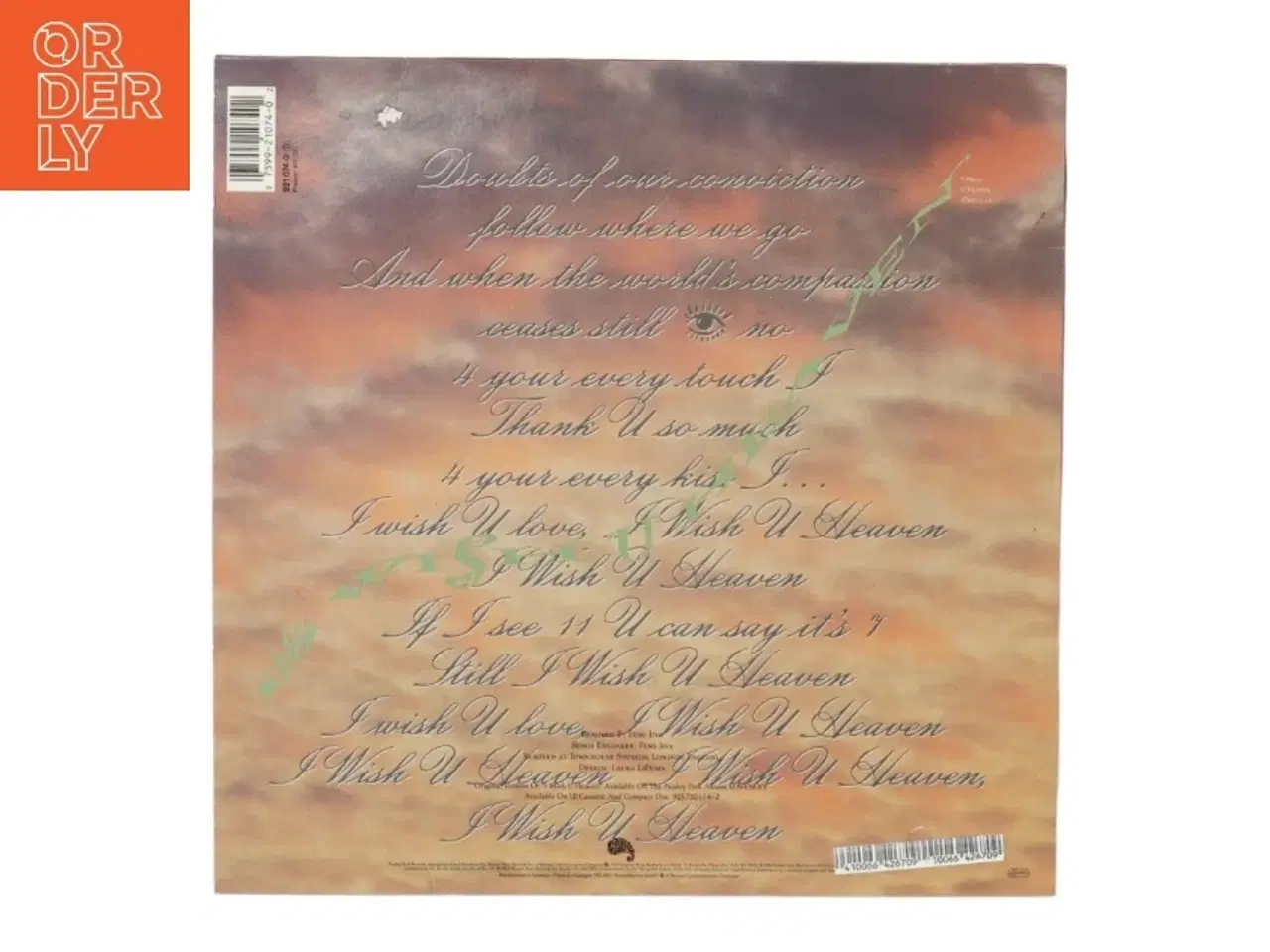Billede 2 - Prince Wish U Heaven album fra Prince